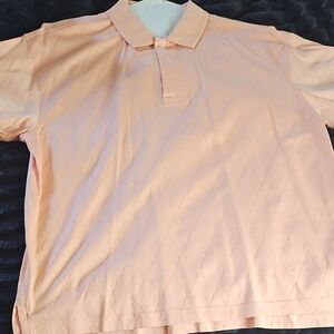 Men's Peach Polo Shirt